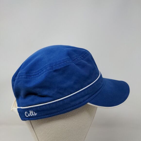 Reebok NFL Indianapolis Colts Strapback Cap Hat Blue White OSFA Embroidered - Picture 4 of 8
